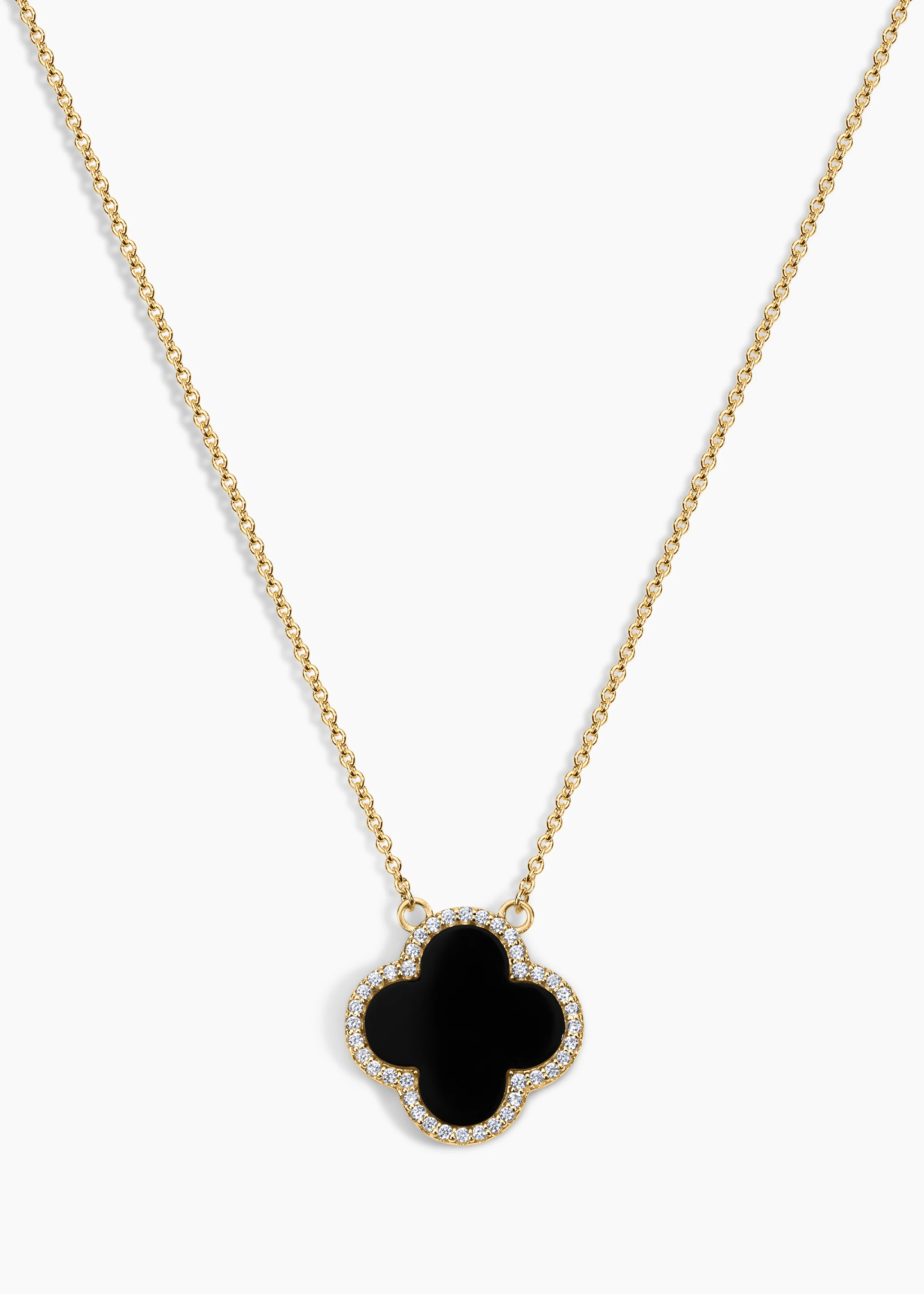 Icon Black Necklace - Image 2